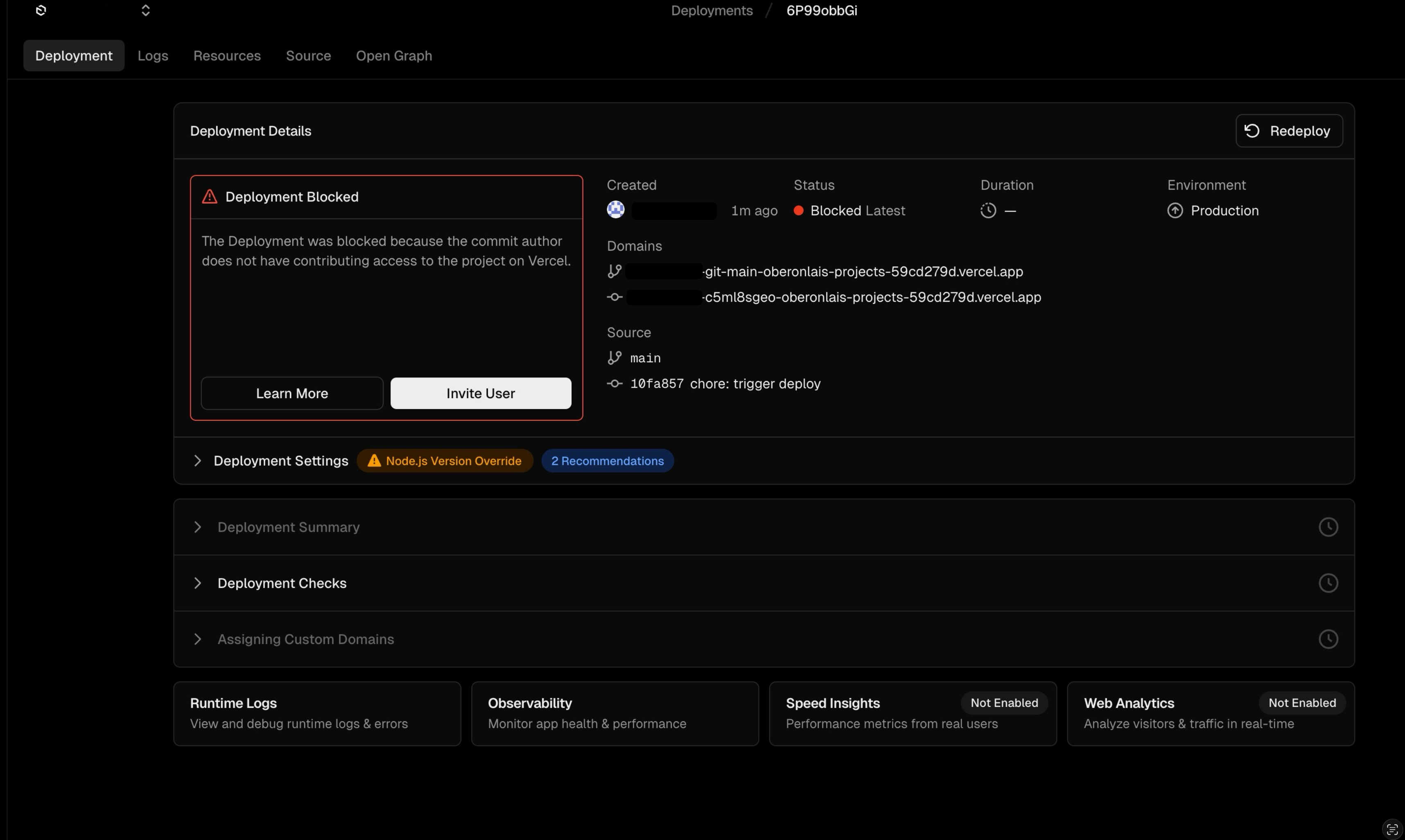 空 commit 還是被擋